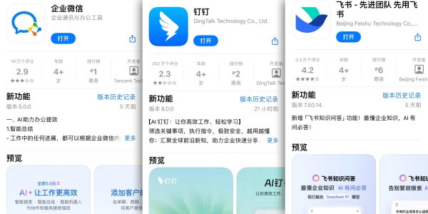 融易富 从争夺流量到比拼AI 腾讯、字节、阿里开启协同办公“三国杀”